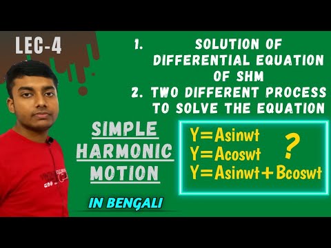 Solution Of Differential Equation Of Simple Harmonic Motion| SHM ...