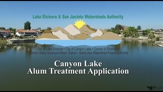 Canyon Lake Alum Treatment