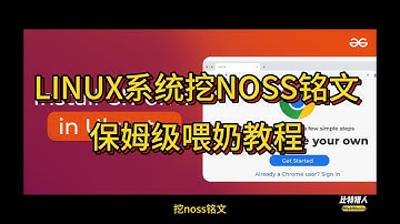 全网最新，linux系统挖NOSS铭文保姆级教程