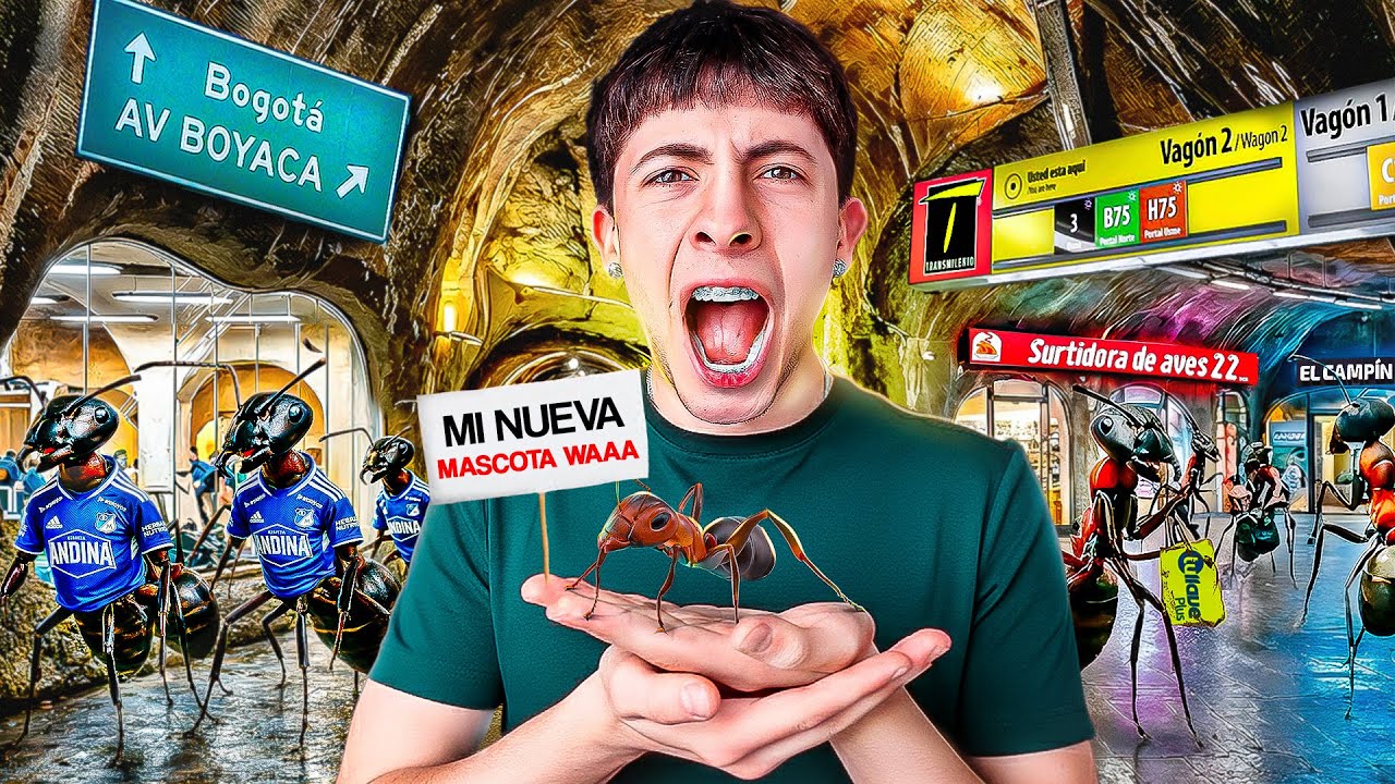 Construí un PAÍS con hormigas! *escapan*