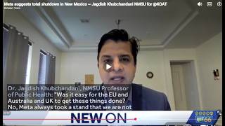 Meta Trial In New Mexico- Jagdish Khubchandani NMSU