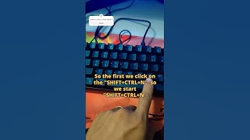 How to create a New Folder on the keyboard? #amsr #tricks #pc #shorts #newfolder #howto