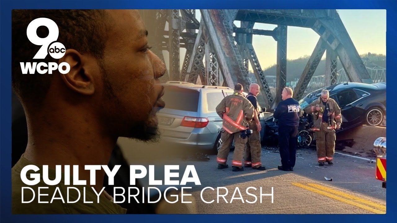 Man pleads guilty to deadly wrong-way crash on Cincinnati bridge - YouTube