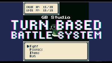 GB Studio - Basic Turn-Based Battle System Tutorial