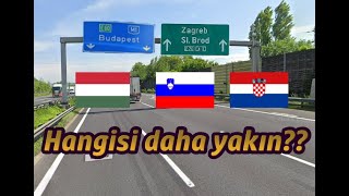 Sila Yolu 2023 | Hangi yol KM olarak daha yakın? Macaristan'mı, Slovenya-Hrvatistan'mı? Resimi