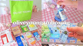 oliveyoung winter skincare shopping & unboxing❄️k-beauty☃️shopping in korea🩵