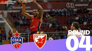 Undermanned CSKA edges Zvezda | Round 4, Highlights | Turkish Airlines EuroLeague