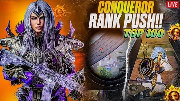 Conqueror Rank Push | Target: Top 100 | PUBG Live Stream | SirLuckyLive  #sirluckylive #pubgmobile