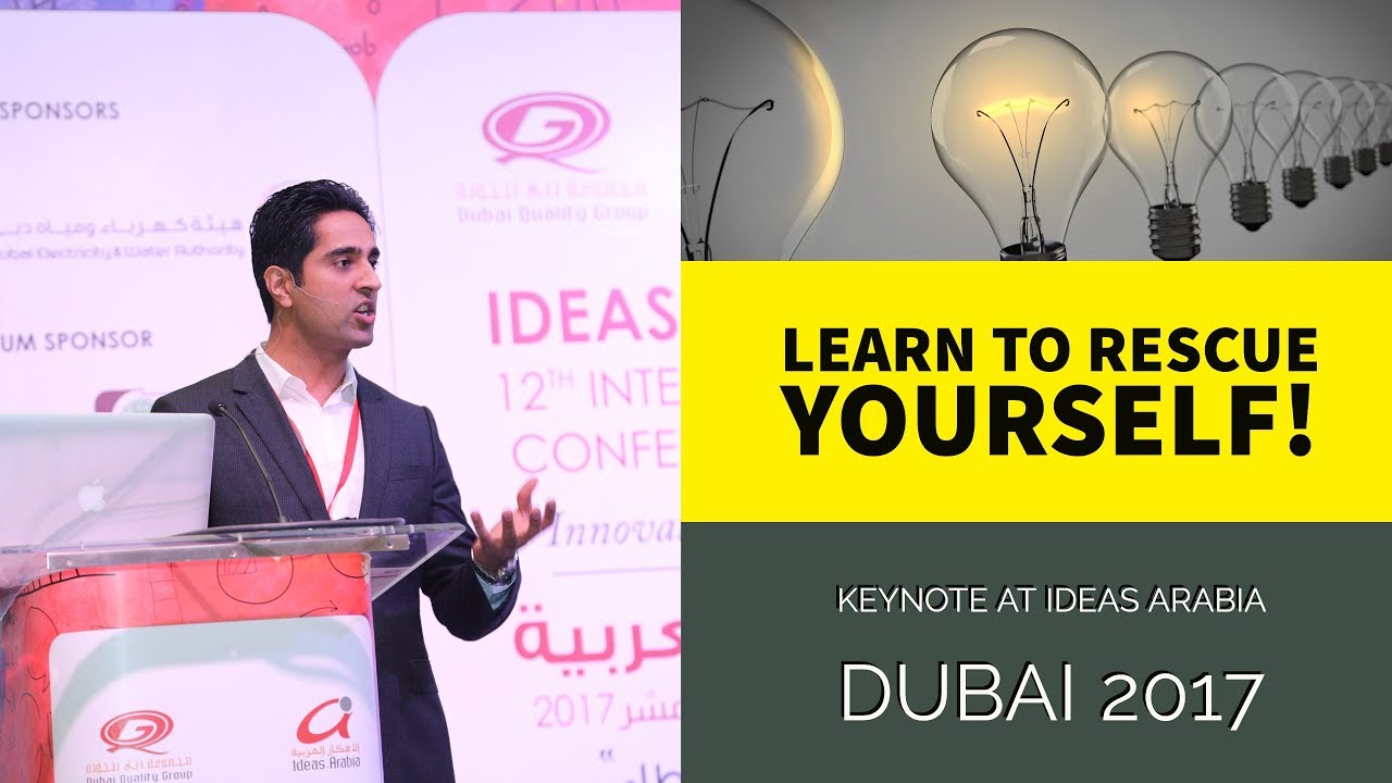 Learn to rescue yourself | Initiating Change | Innovation Mindset Keynote
