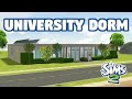 SIMS 2 SPEED BUILD || How to Build a Dorm in the Sims 2 University