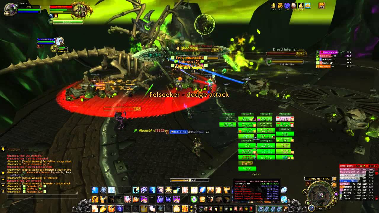 Mannoroth - Hellfire Citadel - Full Fight - No Commentary