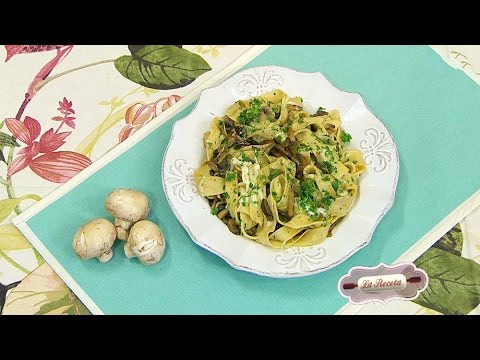 Papardelle con mix de hongos