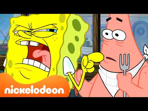 SpongeBob | Elke Keer dat SpongeBob Zijn Grens Bereikte 😡 | 45 Minuten | Nickelodeon Nederlands
