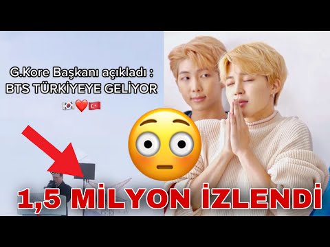 BTS Türkiye geliyor dedi! 1,5 MİLYON İZLENDİ?