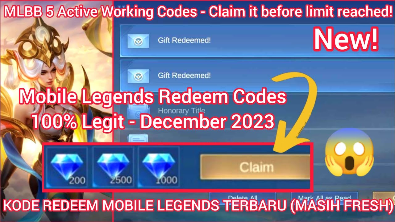 Mobile Legends: Bang Bang redeem codes (December 2023)