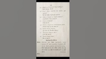 B.com Question Paper of // Monetary Theory And Banking in India 👌👍 #bcom