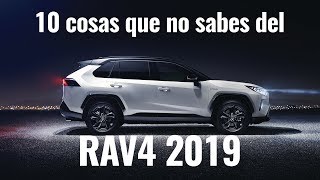 Toyota RAV4 2019  10 cosas que seguro no sabías  Car Play y Android Auto