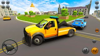 Emergency Road Tow Truck Simulator #4 - Car Towing To Service - Android Gameplay screenshot 4