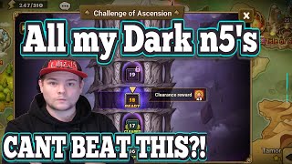 Toa Spires Dark 118 Later Stages are Insane Difficult! Summoners War