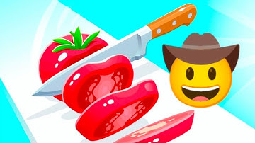 Perfect Slices Game Live #live 🍎🔪 Gameplay  #perfectslice #shortslive #game