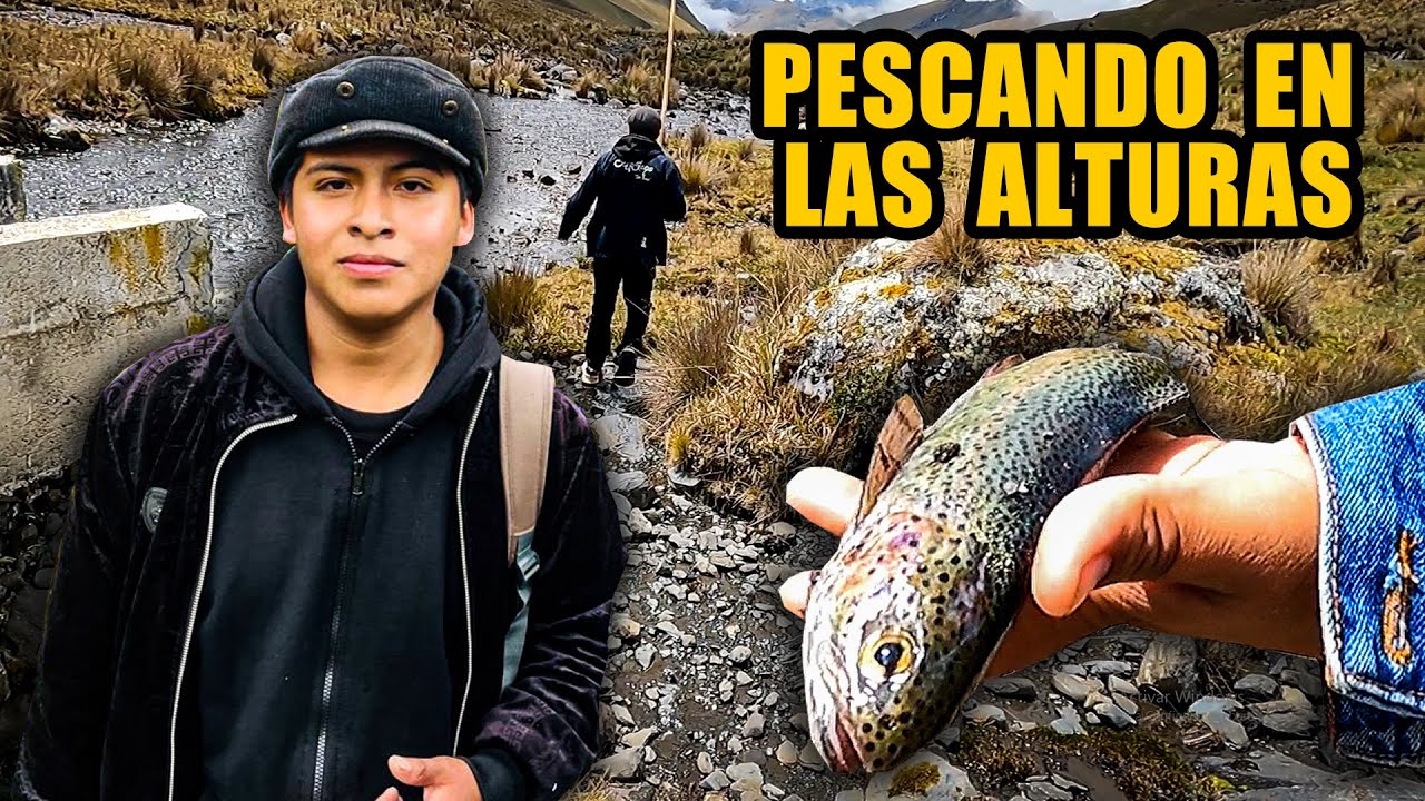 Así se pesca TRUCHA en el campo | Runatullo, Junín