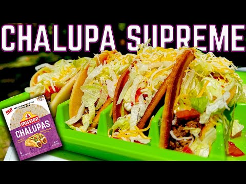 NO WAY! YOU CAN NOW MAKE CHALUPAS ON THE GRIDDLE! BETTER THAN TACO BELL? MISSION CHALUPA SHELLS