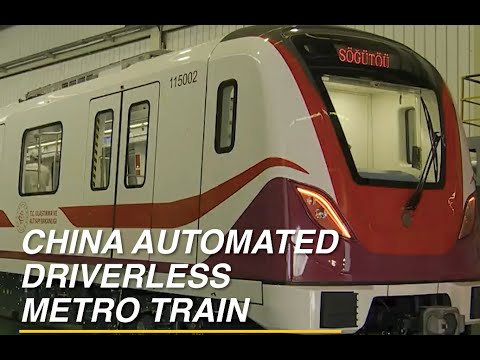 Driverless metro train