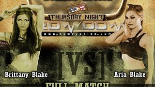 [FULL MATCH] ACW 6/2/16 Brittany Blake Vs Aria Blake