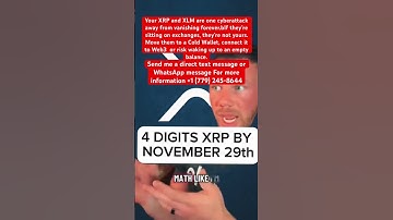 Do not hold your crypto on exchanges or cold wallet make sure you are holding them on Web3 #xrp