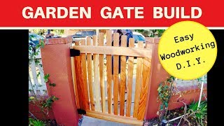 This video shows you how to build an elegant garden or fence gate. I take you step by step through the process of selecting wood, 