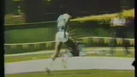 Franklin Jacobs high jumping way over his head