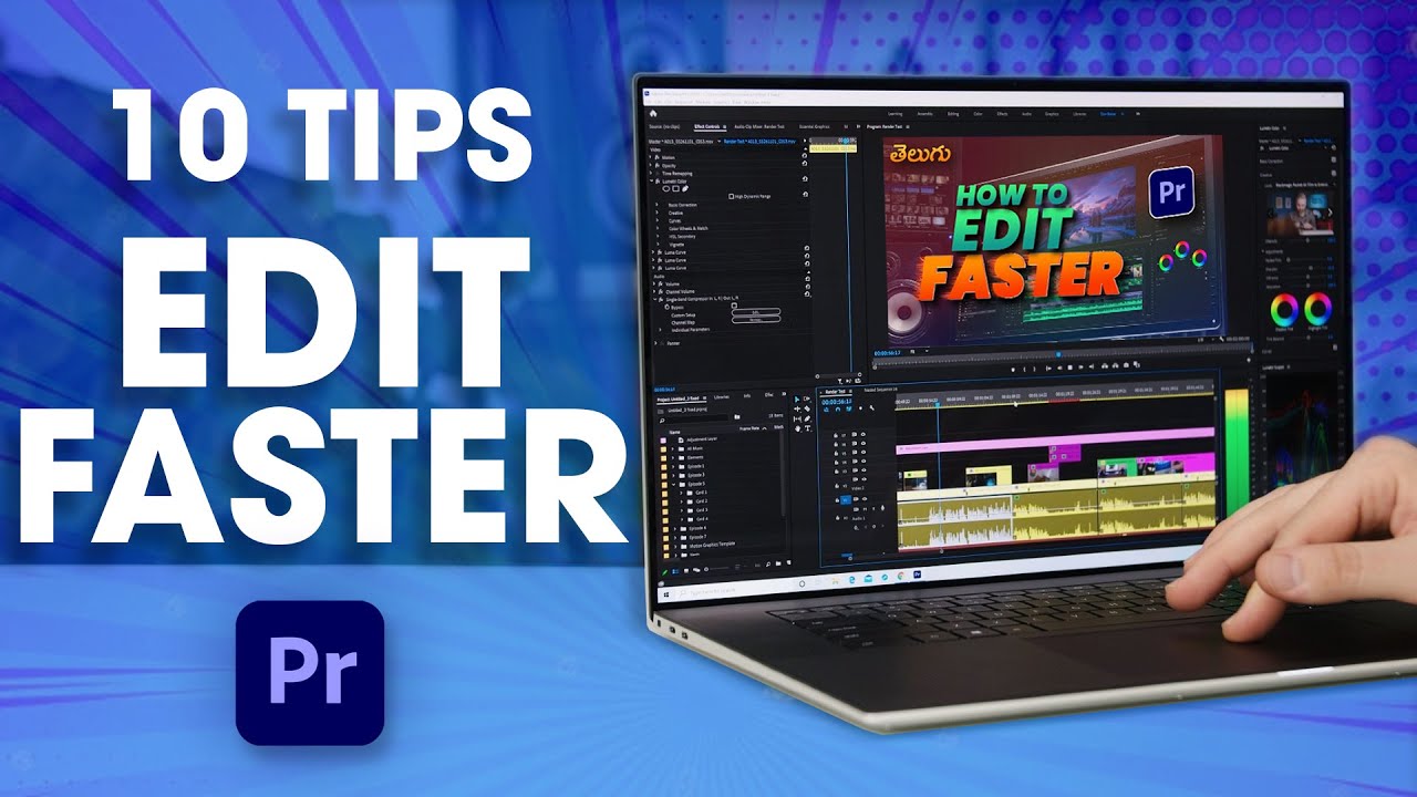 10 Tips to EDIT FASTER in Premiere Pro! 🚀🚀🚀 - YouTube