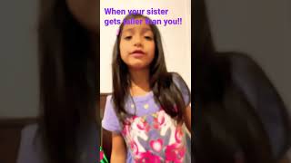 Your little sister is taller than you (FAKE)⚠️