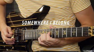 Linkin Park - Somewhere I belong - Guitar Cover HD (Ext. Intro + Solo)