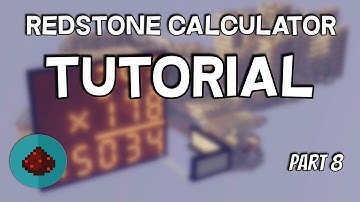 Redstone Calculator Tutorial Part 8 - Binary to BCD