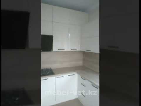 Белый угловой кухонный гарнитур. Алматы, ИП 