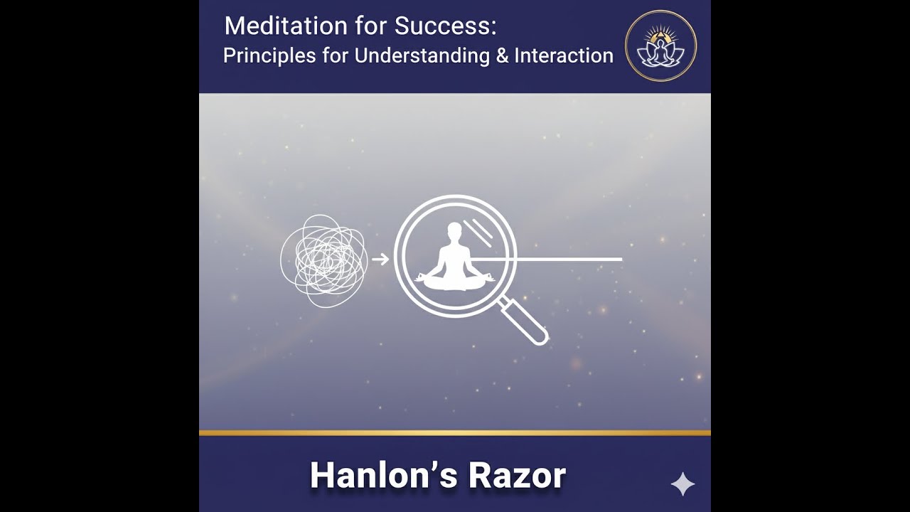 Meditation for Success: Hanlon’s Razor 🪞 | Choose Understanding Over ...