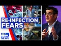 Coronavirus: Health authorities investigate rare case of re-infection | 9 News Australia