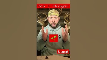 3 Food Plot Rules To Be BETTER!😎😊🍀 #foodplots #deerhunting #shorts