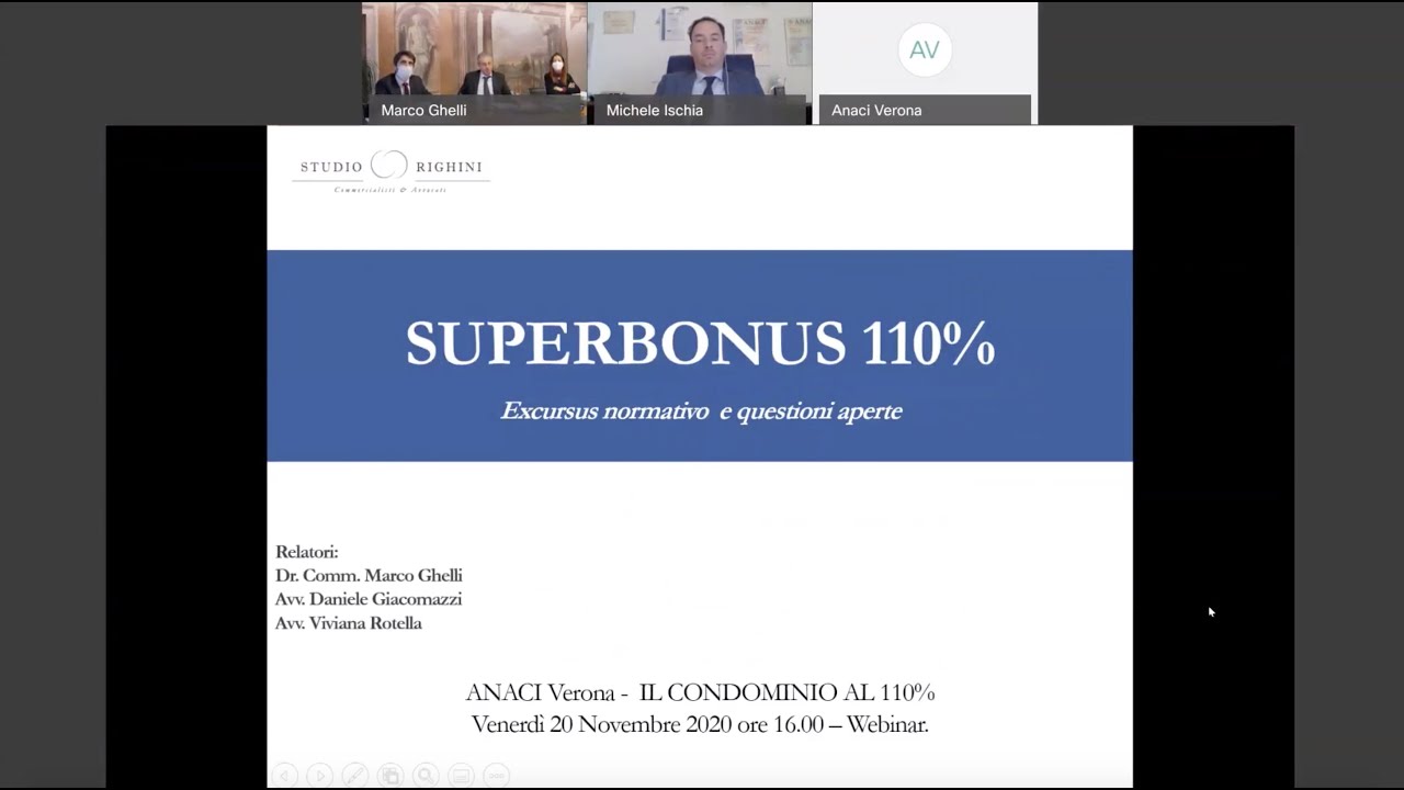 Studio Righini - Webinar “Il Condominio al 110%” - 20 novembre 2020 ...