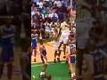 Shawn Kemp throws down monster all time great slam dunk!