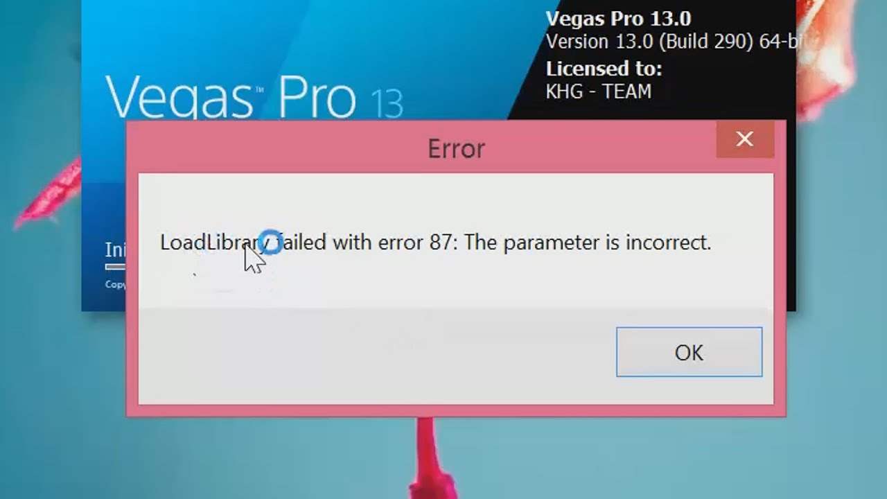 Load lib fail. LOADLIBRARY failed with Error 87 параметр задан неверно. Ошибка 87 параметр задан неверно. Ошибка 87 Windows. Incorrect Error.