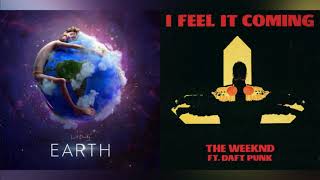 I Feel It Coming, Earth... [Mashup] - Lil Dicky, Daft Punk, The Weeknd and more!