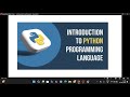 Python Programming for Beginners | Introduction to Python |