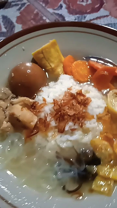 Timlo Solo dengan Sosis Solo dan Jamur kuping #food #kuliner
