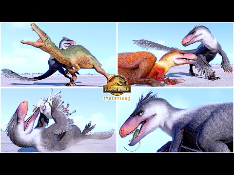 Utahraptor All Perfect Animations & Interactions 🦖 Jurassic World Evolution 2 - Dromaeosauridae