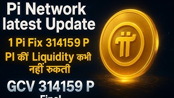 🔥⭐️Pi Network Latest Update Today| 1 Pi = 314159 PiUSDअब समझो Pi की असली ताकत|Pi coin Today News|