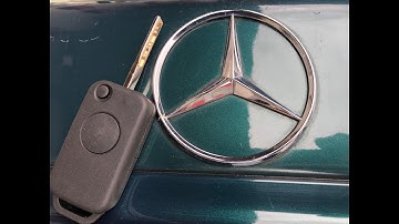 MERCEDES C-KLASSE 1996 W202 1-Tasten Schlüssel - 1 Button key - lost keys
