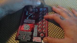 RUBY RED SEVENS SCRATCH-OFF WINNER!!! (A LOT OF FUN)...