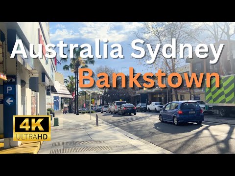 【4K Walk】Walking around Bankstown in Sydney Australia 2023